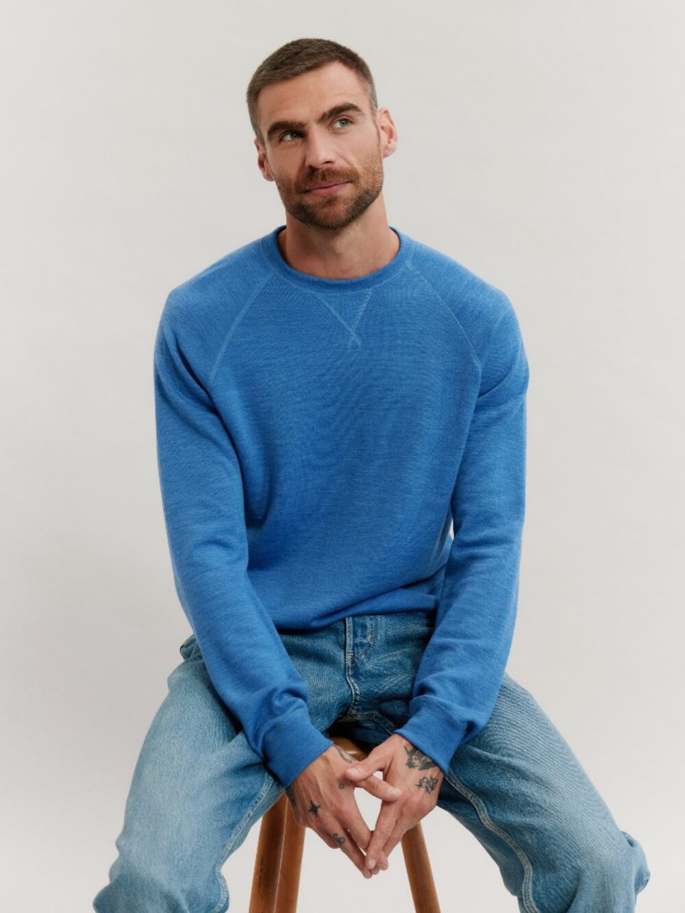 Dilling Merino Wool Terry Sweatshirt